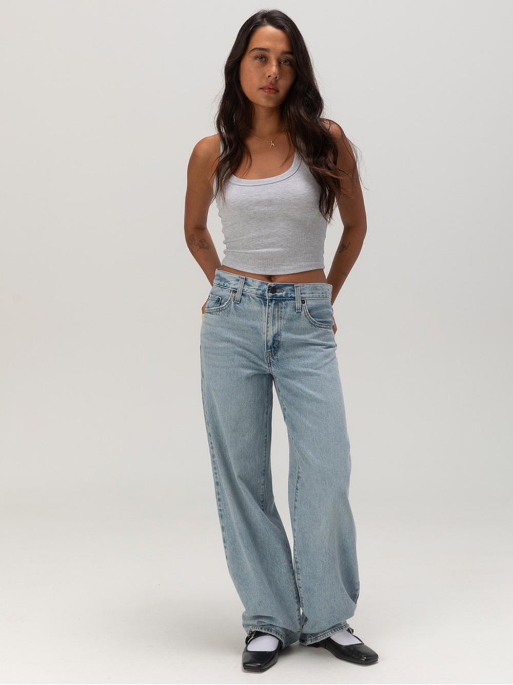 Levi's Baggy Dad Jeans, Fan Flare